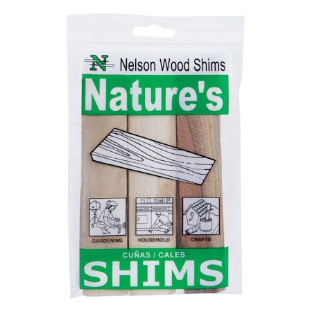 NELSON SHIMS Wood Shims Pk9 PSH6/9-72-56